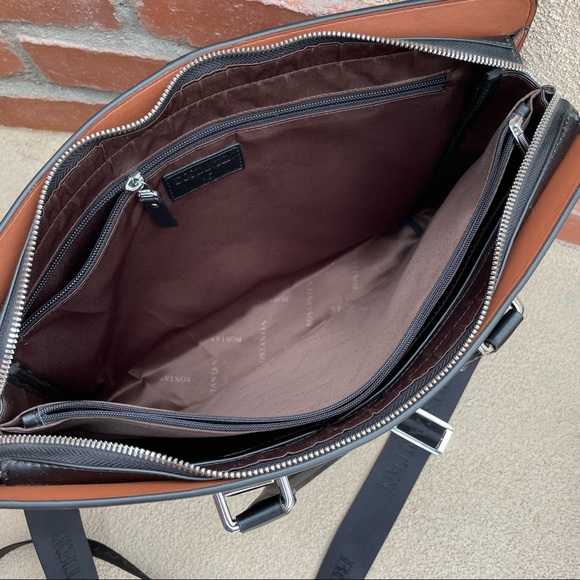 🆕BOSTANTEN Formal Leather Briefcase LAPTOP BUSINESS Shoulder BAG - Picture 11 of 16